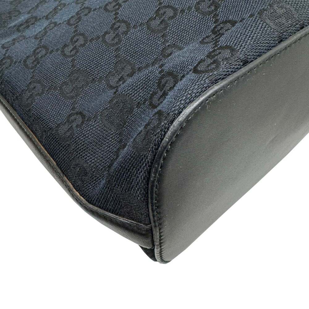 GUCCI Authentic Black Leather Shoulder Bag - Picture 9 of 13
